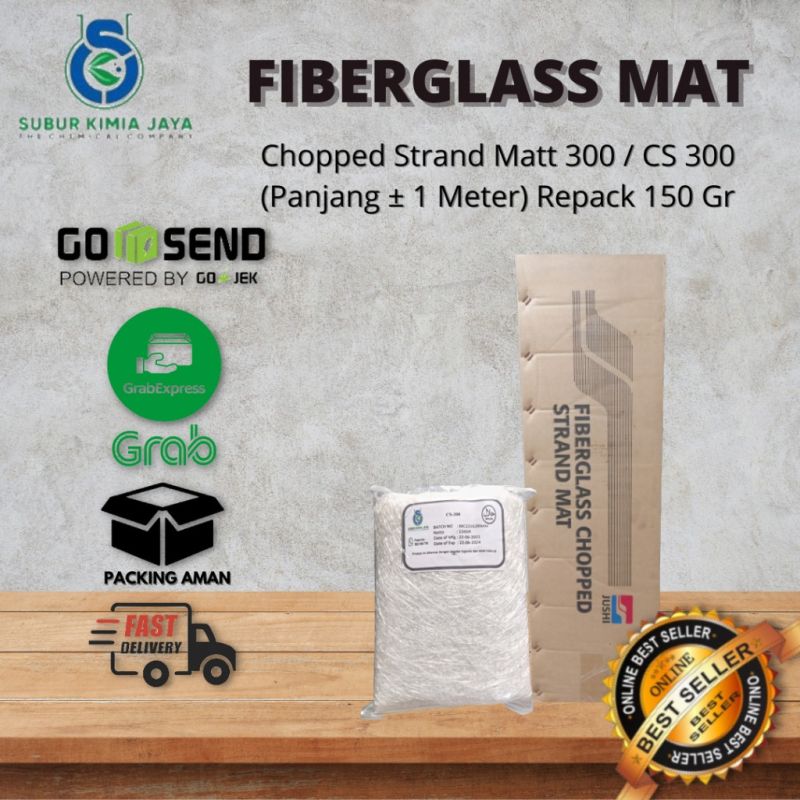 Serat Fiber Aquaproof - Fiberglass Matt - Fiberglass - 150 GR