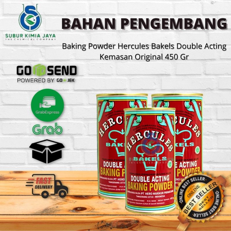 Baking Powder Double Acting BAKELS  Hercules 450gr