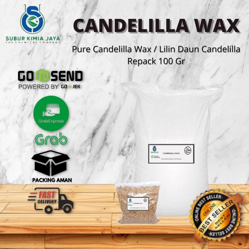 Candelilla Wax 100% Pure Candelila / 100 gram