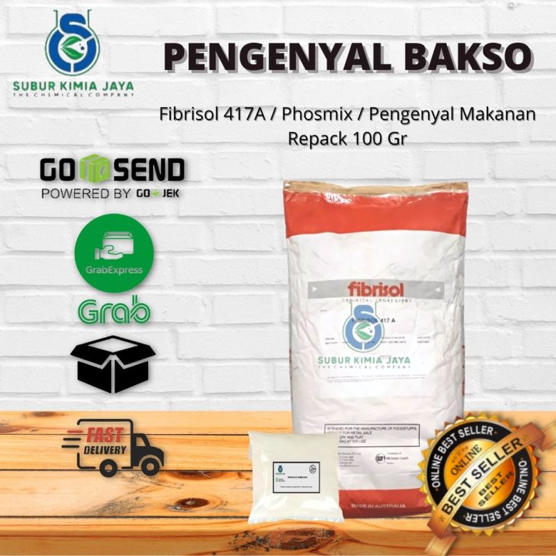 Fibrisol 417A 100 gr / Phosmix Pengenyal Bakso / Sosis/ Nuget / BR