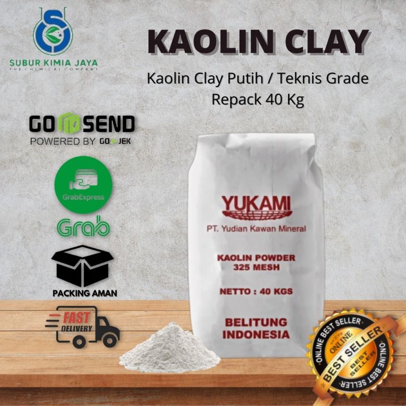 Kaolin Clay Teknis 40 Kg