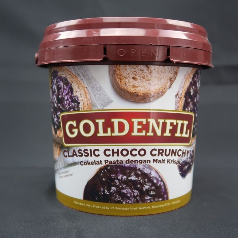 Goldenfil Crunchy 1 Kg / Selai Coklat All Varian - Classic Choco