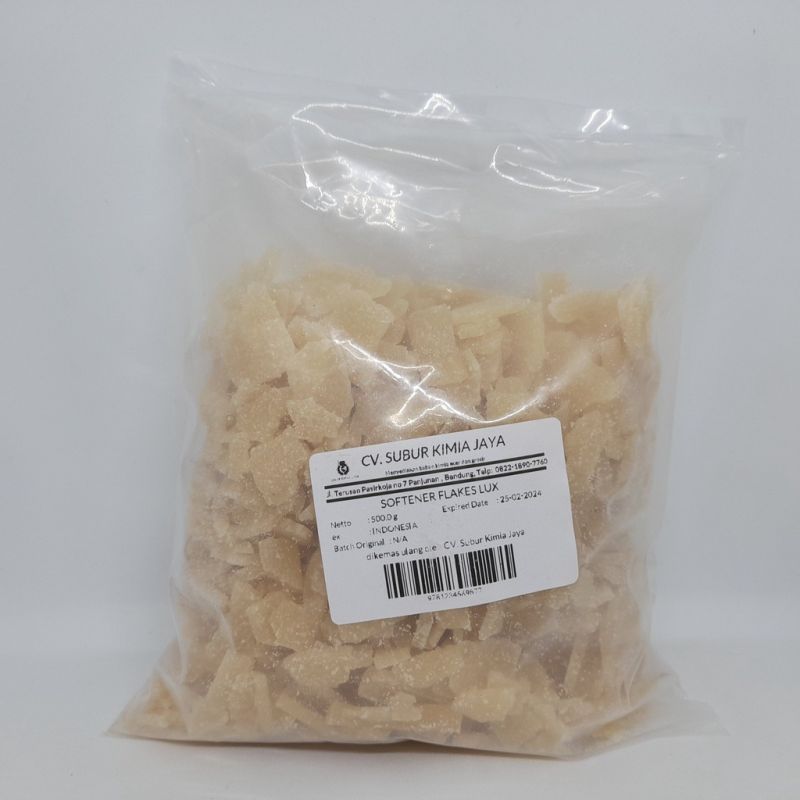 Softener Flake Lux / Bibit Pelembut Padat / Biang Pelembut 500 Gr