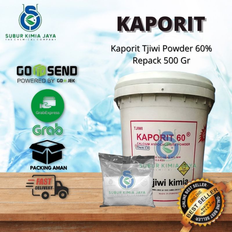 Kaporit Tjiwi Powder 60% 500 GR