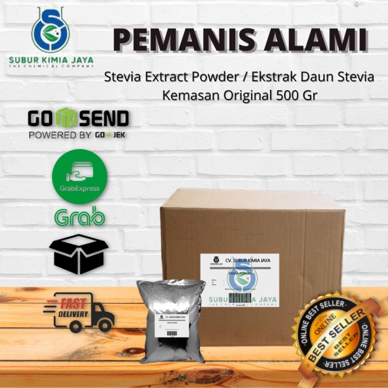 Stevia Extract Powder / Pemanis Alami 500 Gr