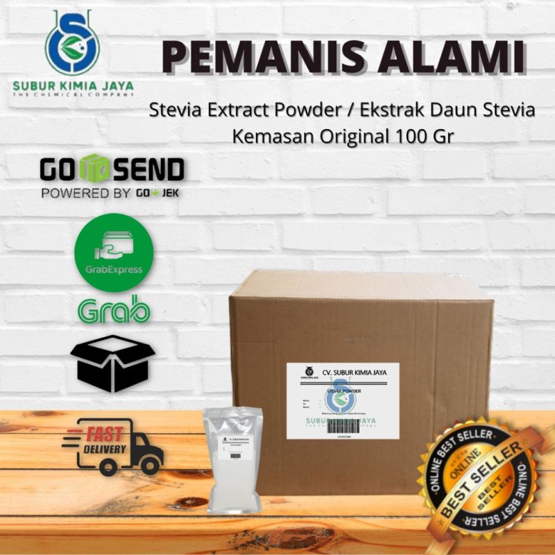 Stevia Extract Powder / Pemanis Alami 100 Gr