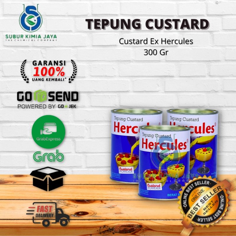 Tepung Custard Ex Hercules 300 Gr / Custard Powder / Custard flour