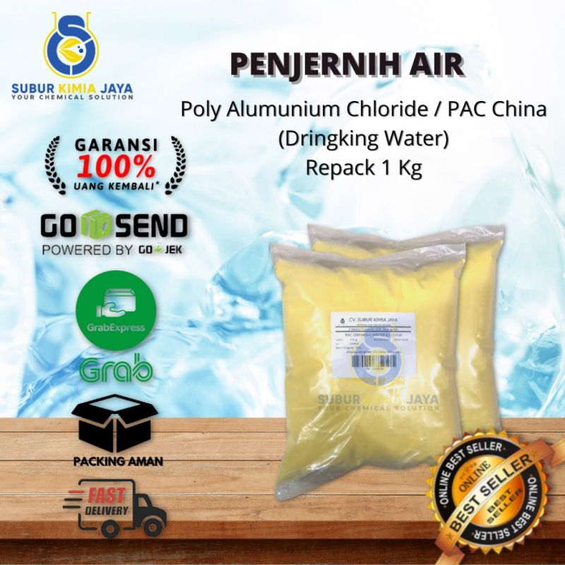 Poly Alumunium Chloride Penjernih air / PAC Penjernih Air 1 kG