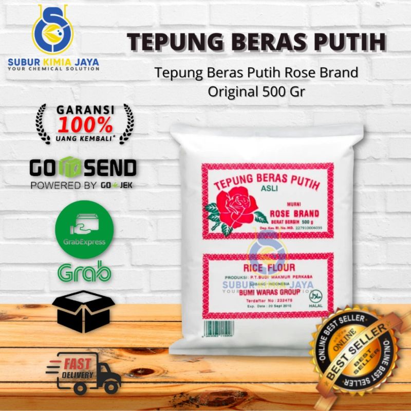 Tepung Beras Rose Brand 500gr