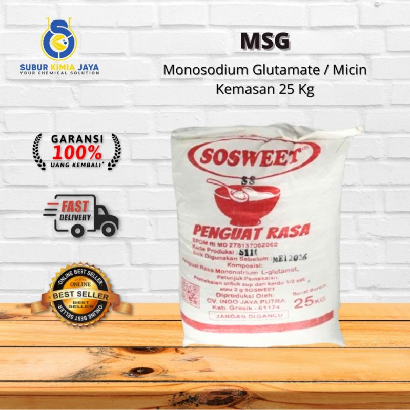 MSG Ex SoSweet / Monosodium Glutamate / Micin 25 Kg
