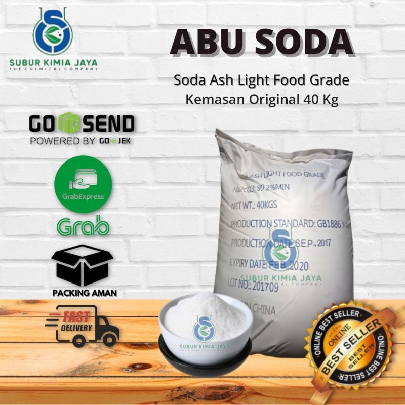 Soda Ash Light Food Grade / Natrium Karbonat / Sodium Karbonat 40 KG