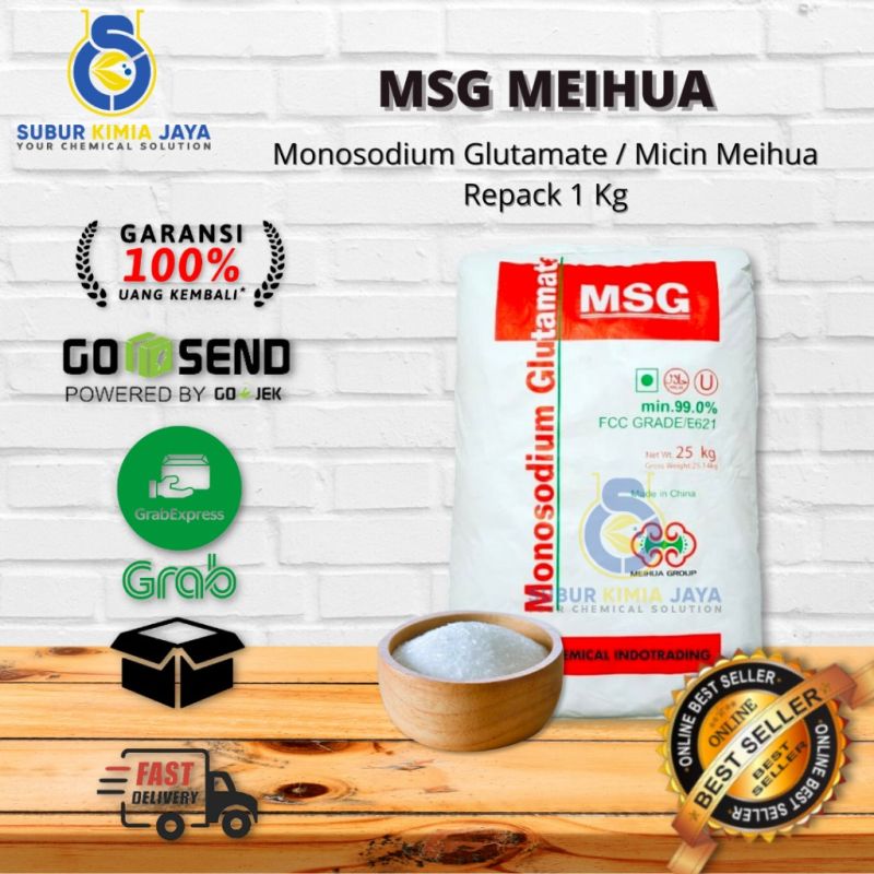 Monosodium Glutamate - MSG Powder / Micin Meihua 1000 gr