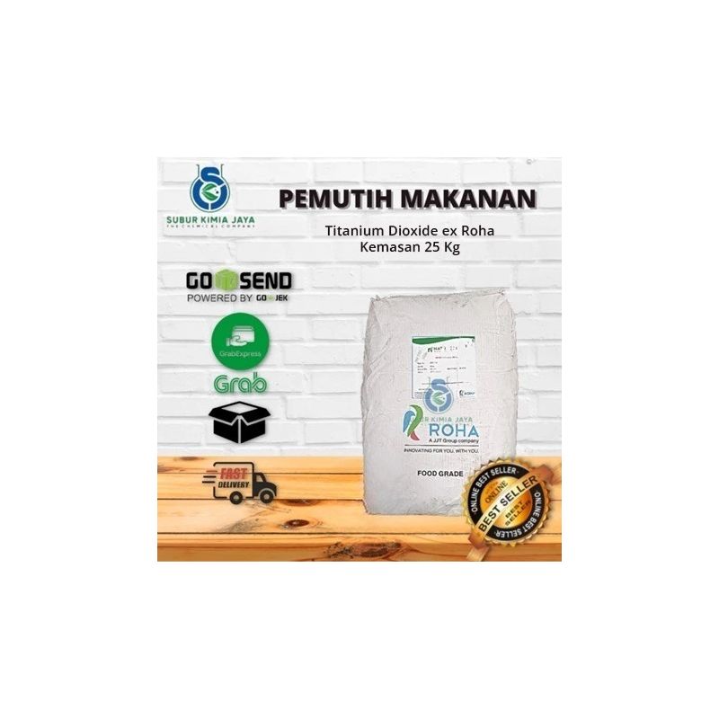 TITANIUM DIOXIDE EX ROHA  25KG