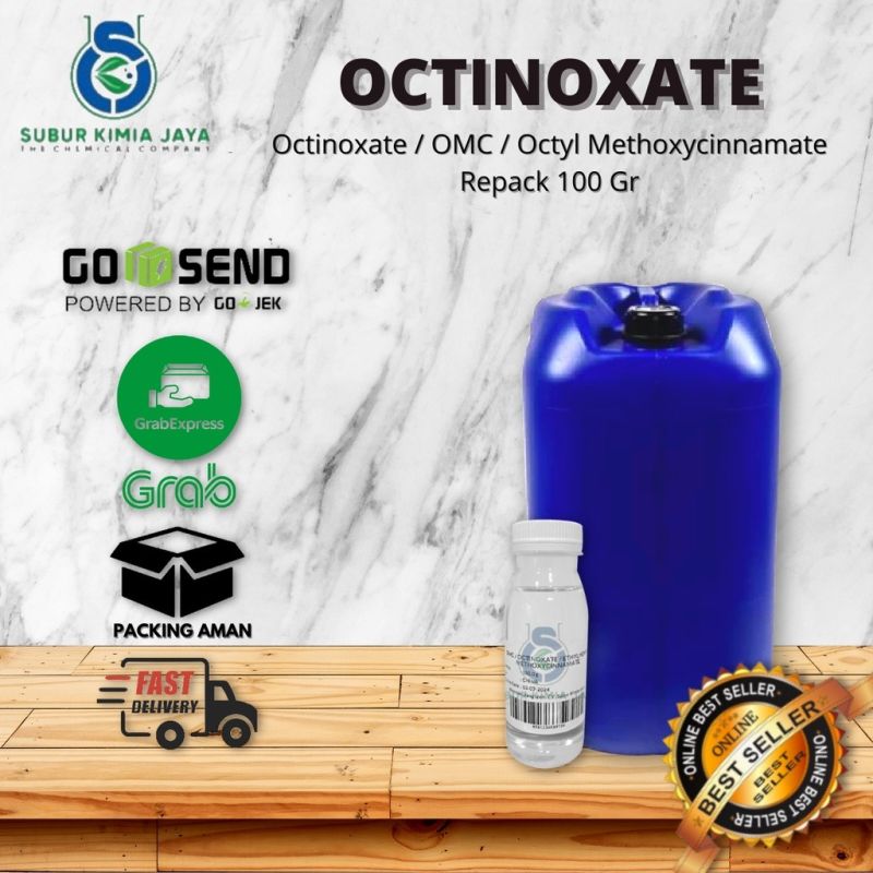 Octinoxate / OMC / Octyl Methoxycinnamate / Anti UV B 100 Gr