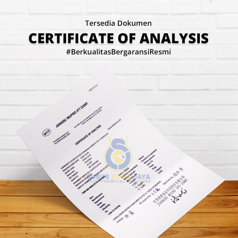 Potassium Sorbate / Pengawet Makanan / Pengawet Minuman / Kalium Sorbate 1 Kg