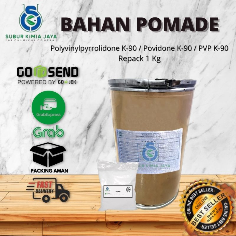 PVP K90 / PVP K-90 / Bahan Pomade Waterbase 1000 gr