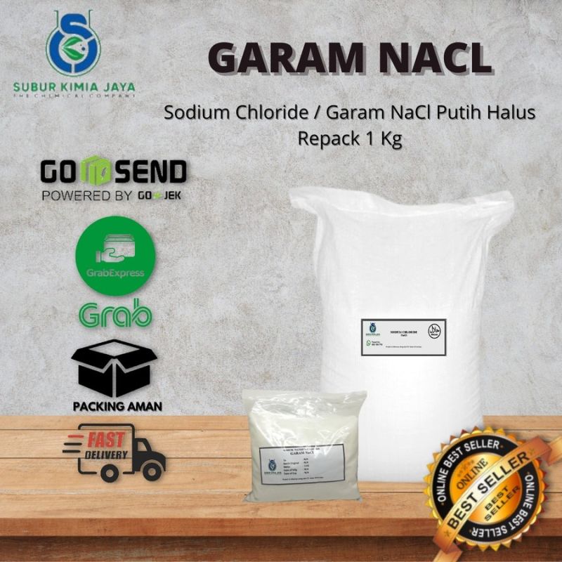 Garam NaCl Putih Halus 1 KG