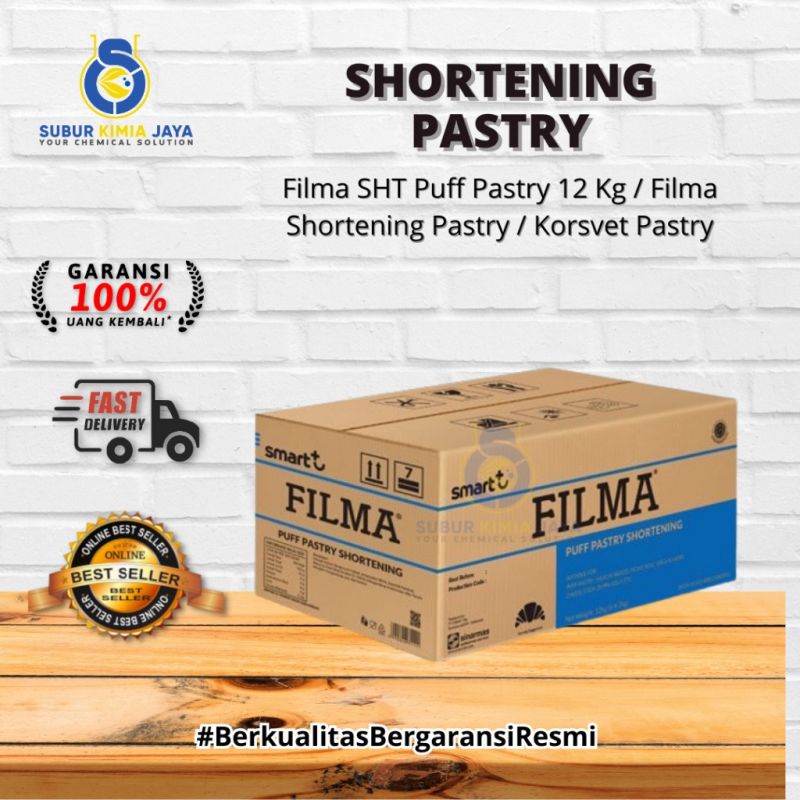 Filma SHT Puff Pastry 12 Kg / Filma Shortening Pastry / Korsvet Pastry
