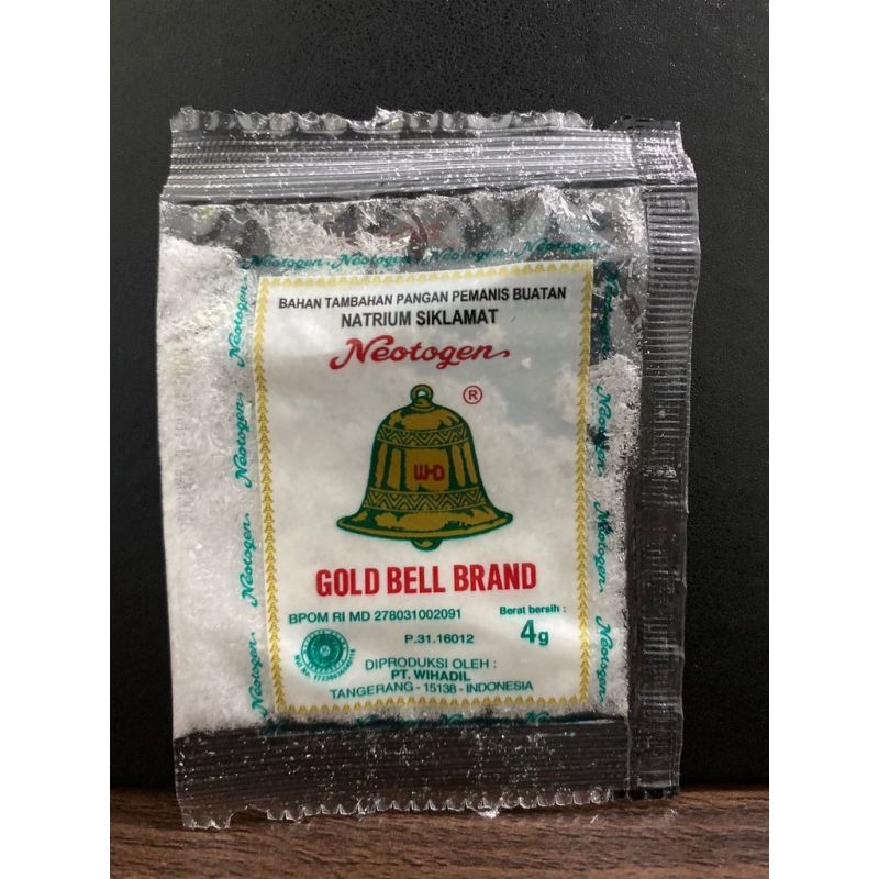 Sodium Siklamat/Natrium Siklamat/SARI MANIS GOLD BELL NEOTOGEN 4GR