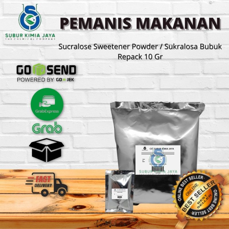 Sucralose Powder 10 Gr / Sukralosa / Pemanis Makanan