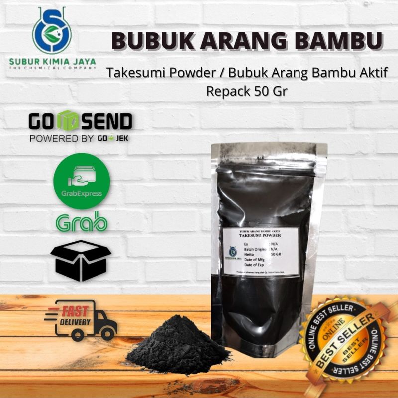 Takesumi Powder / Arang Bambu Aktif Bubuk / Active Bamboo Charcoal 50 GR