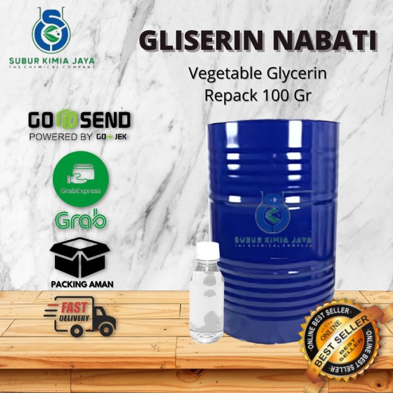 Gliserin Nabati / Vegetable Glycerin / VG / Gliserol ( per 100 gr )